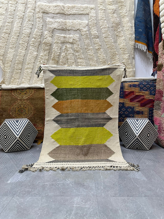 Bissui flat weave kilim
