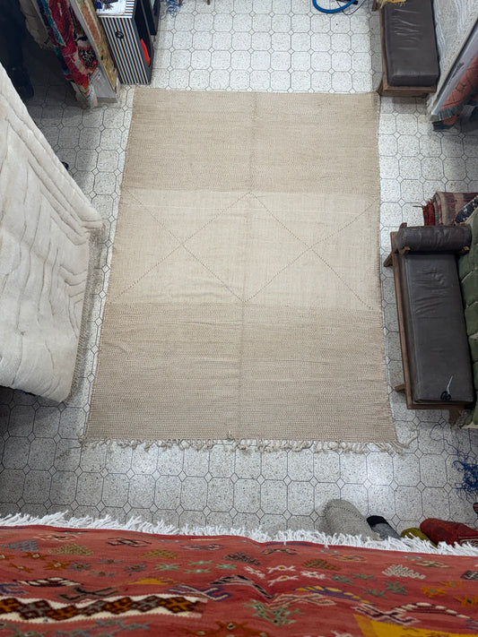 D1 Handwoven Natural Flat Weave Rug