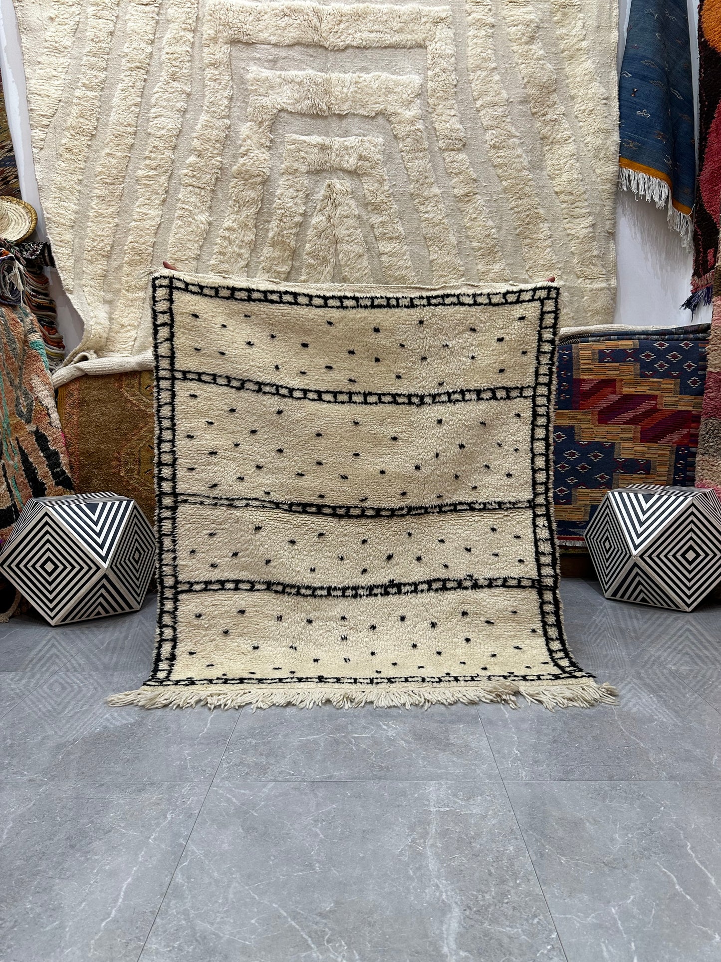 Sarit Beni ourain rug