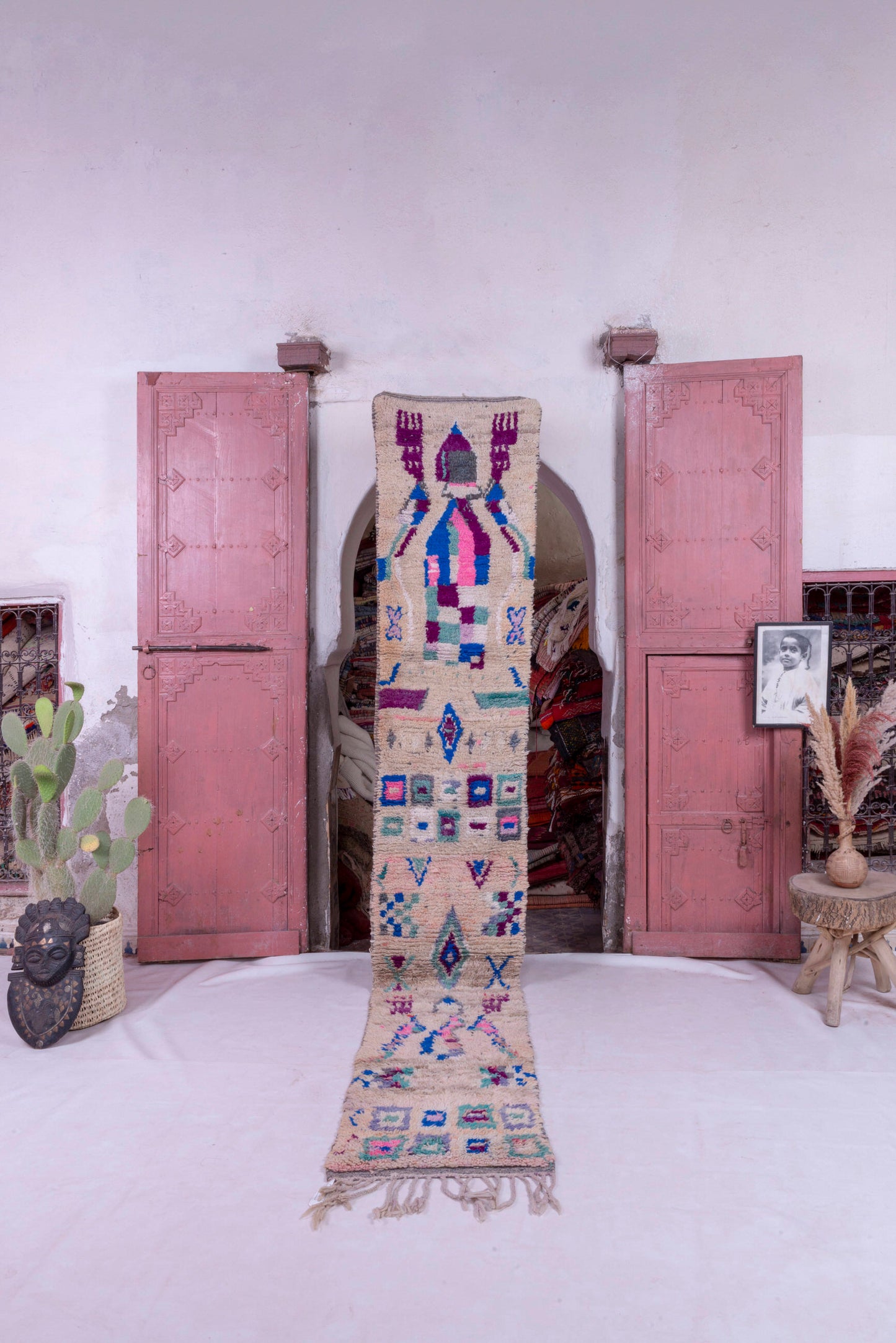 Long Colorful Moroccan Runner