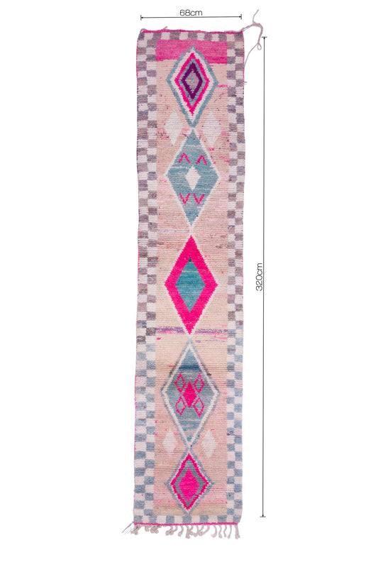 TINGHIR Vintage Moroccan Runner