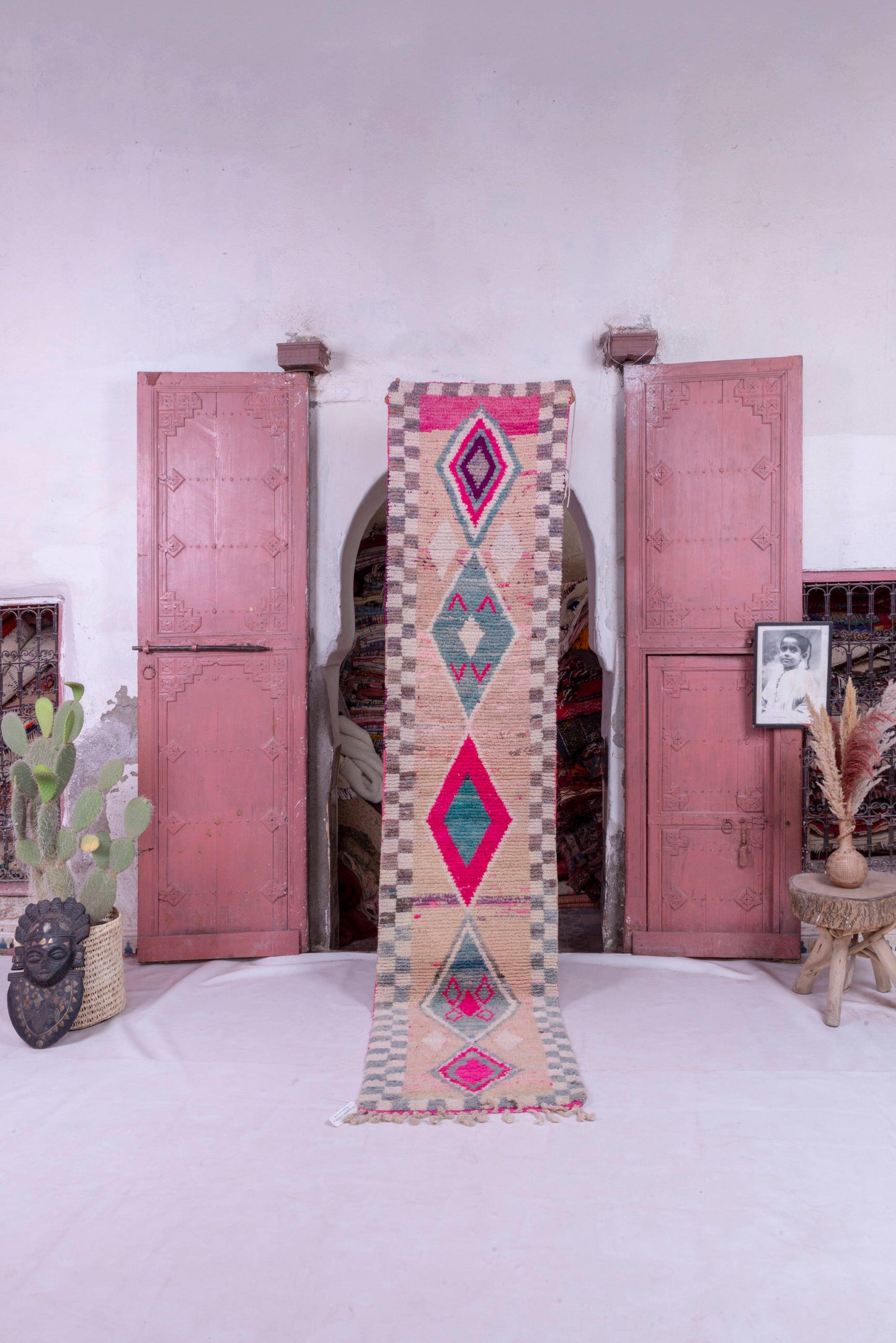 TINGHIR Vintage Moroccan Runner