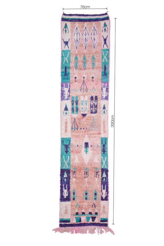 TAOURIRT Vintage Moroccan Runner