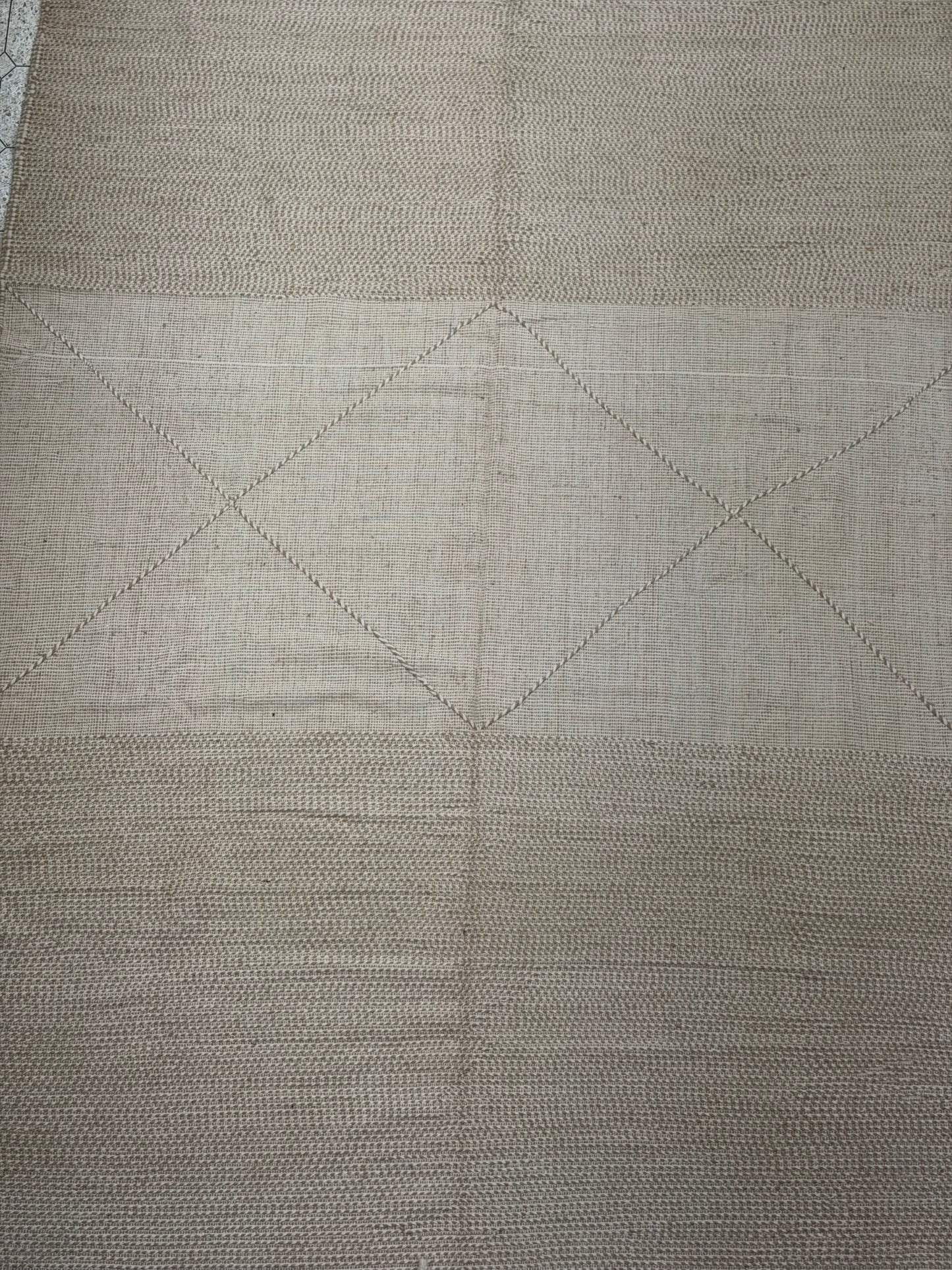 D1 Handwoven Natural Flat Weave Rug