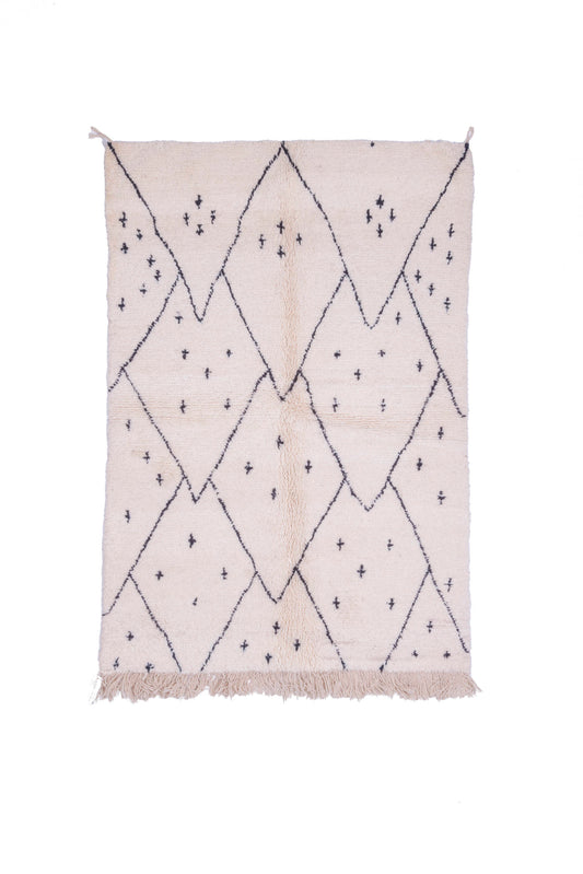 MIZAGHAN Moroccan Beni Ourain Rug