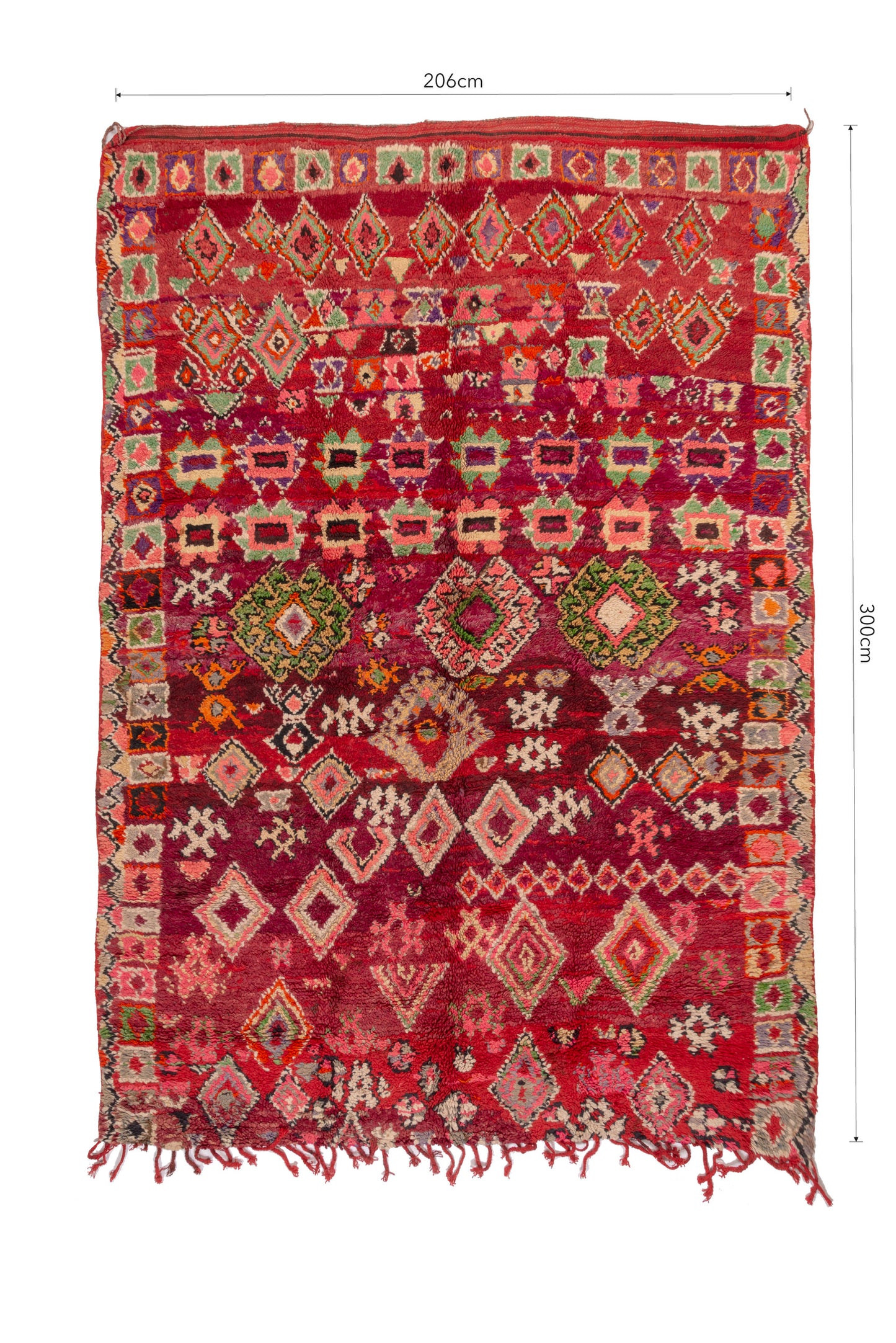 HOSSAM vintage morccon rug