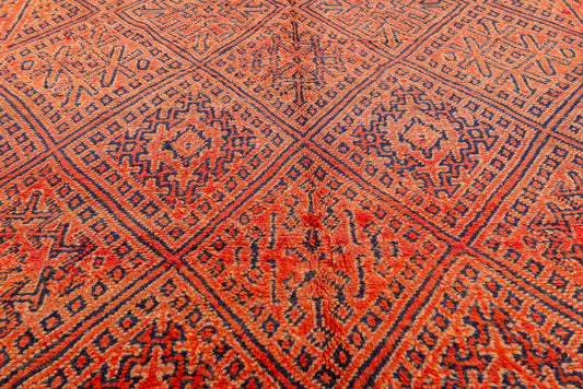 BASMA vintage moroccan rug