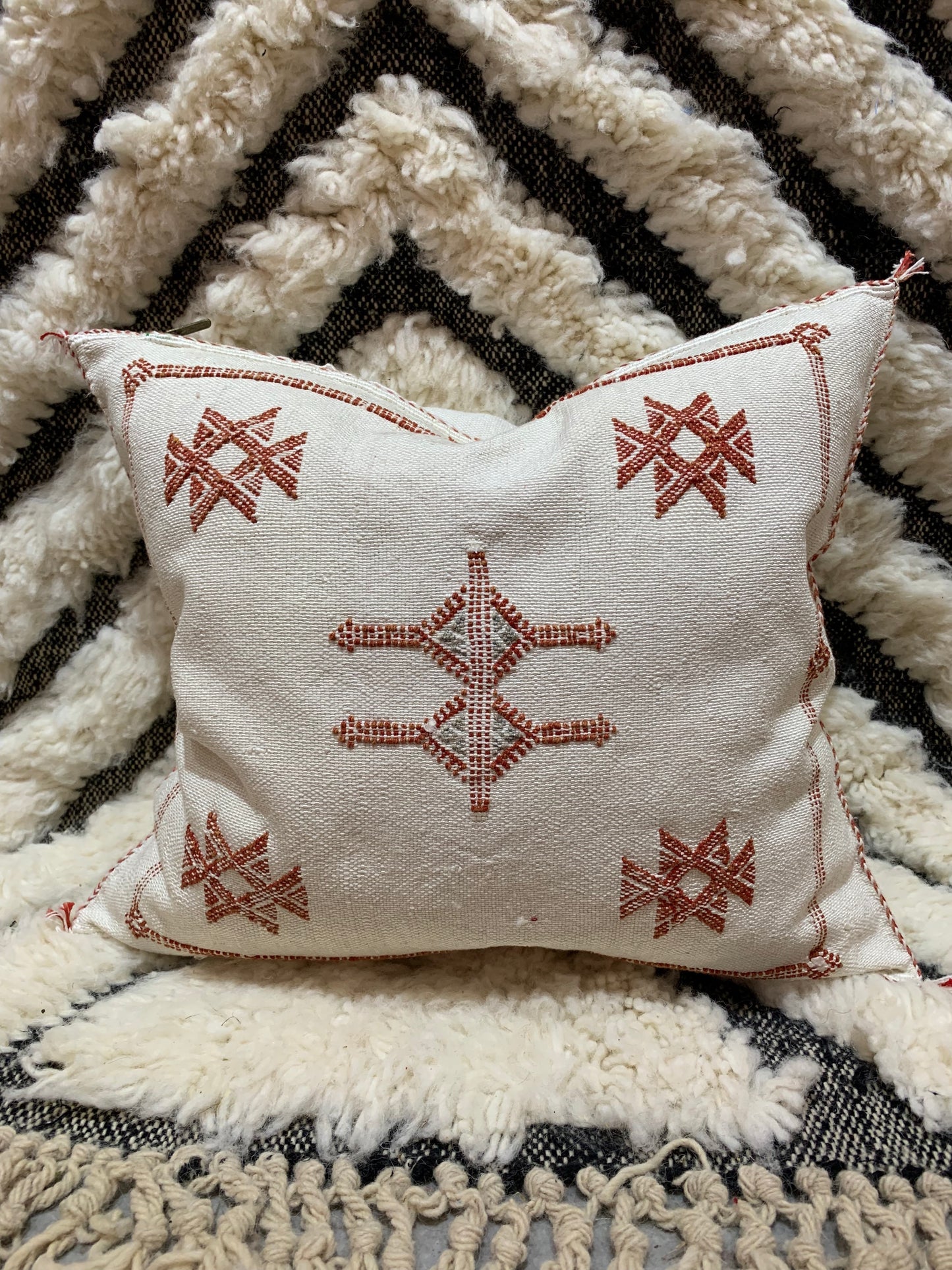 Tayeb Cactus Silk Pillow