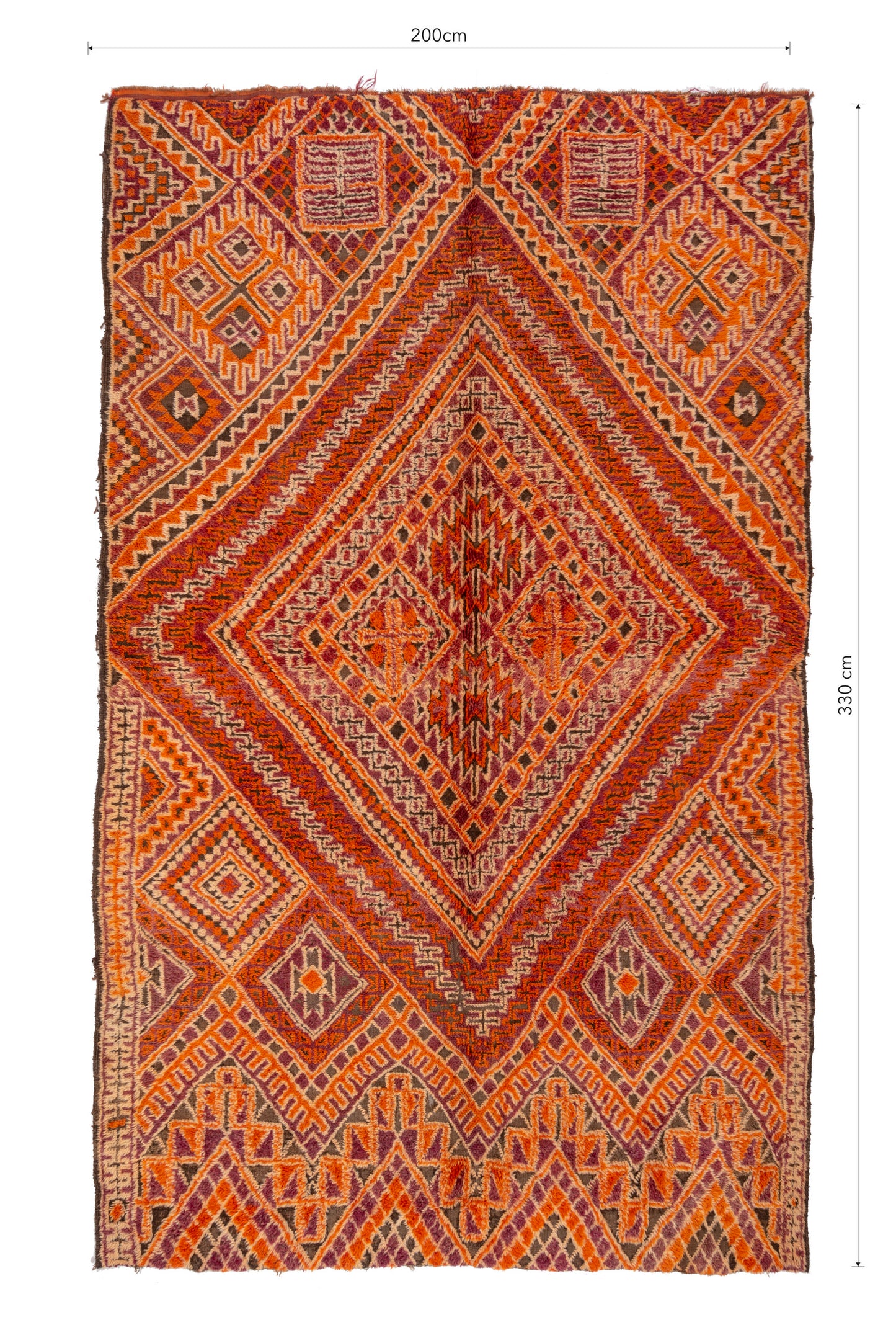 ISMAIL Vintage moroccan Rug