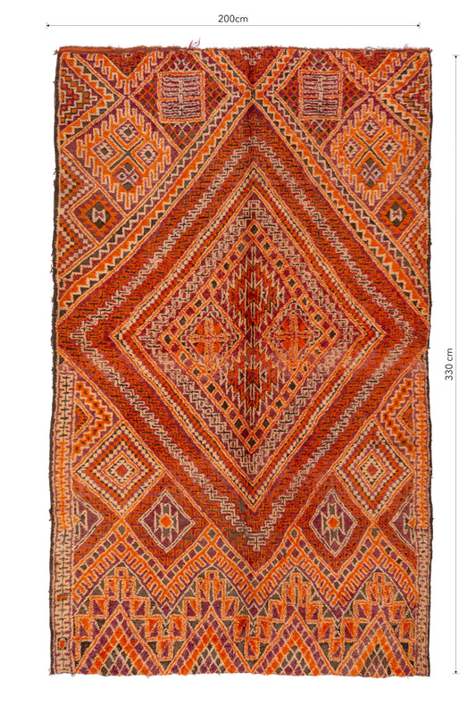 ISMAIL Vintage moroccan Rug